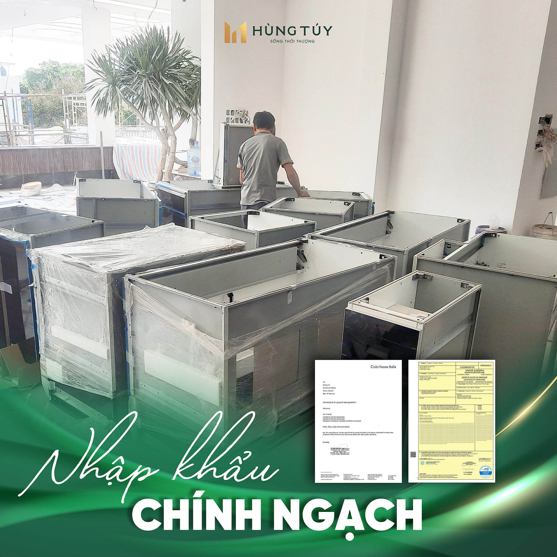 Nhập khẩu chính ngạch, đầy đủ CO/CQ.